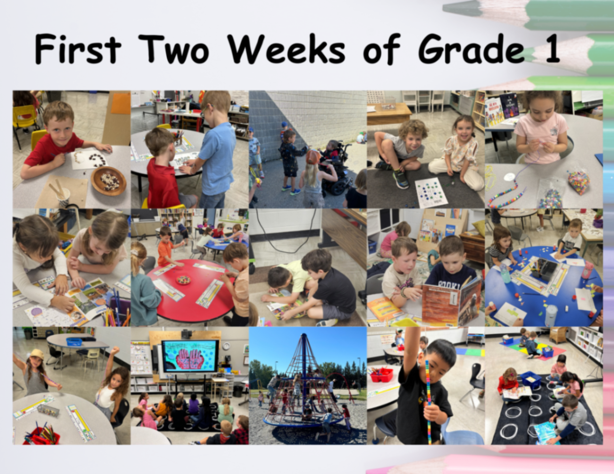 Grade 1 Pictures Blog